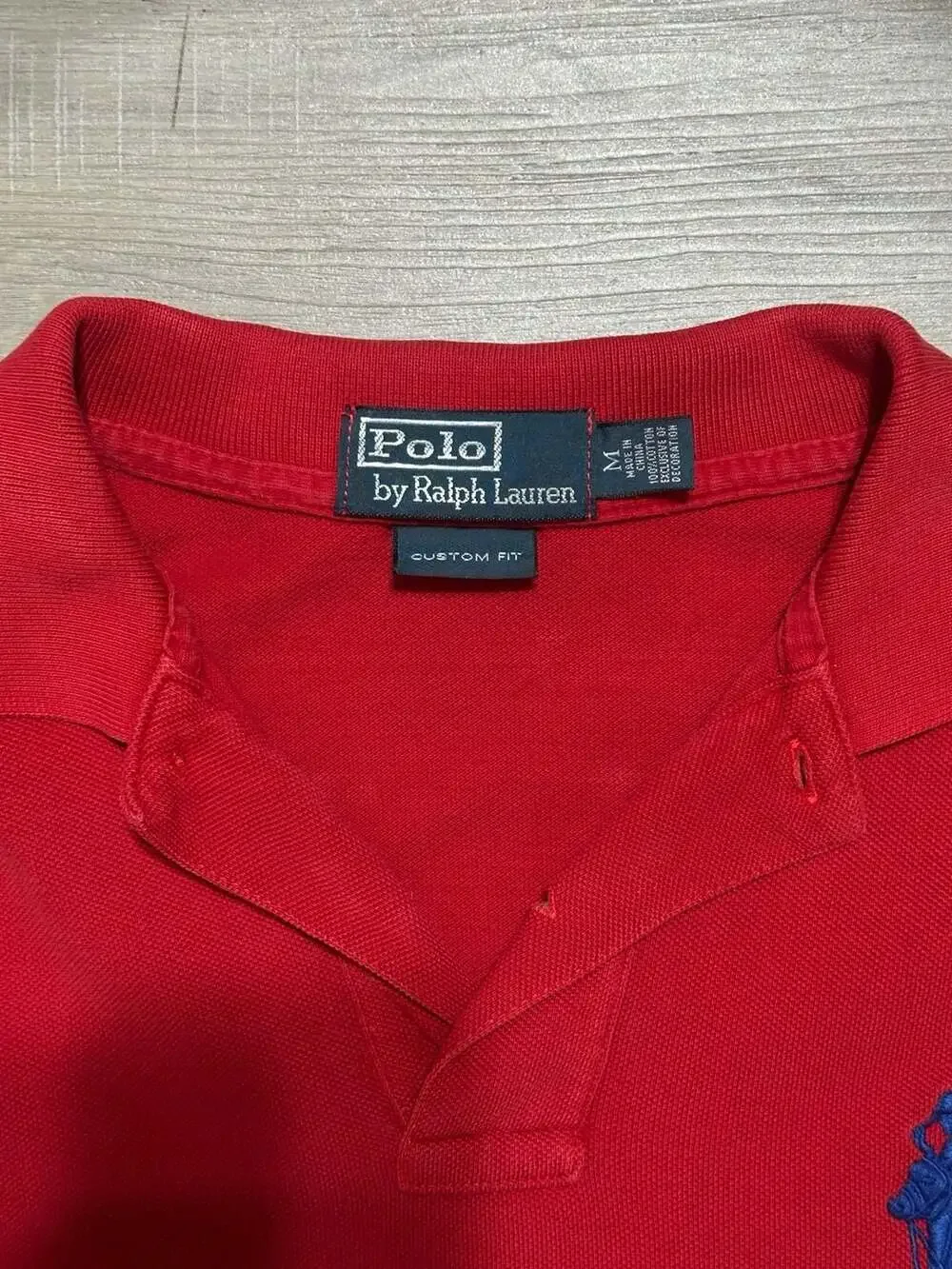 Polo Ralph Lauren Big Pony Custom Fit Polo Shirt with Number 3 Patch